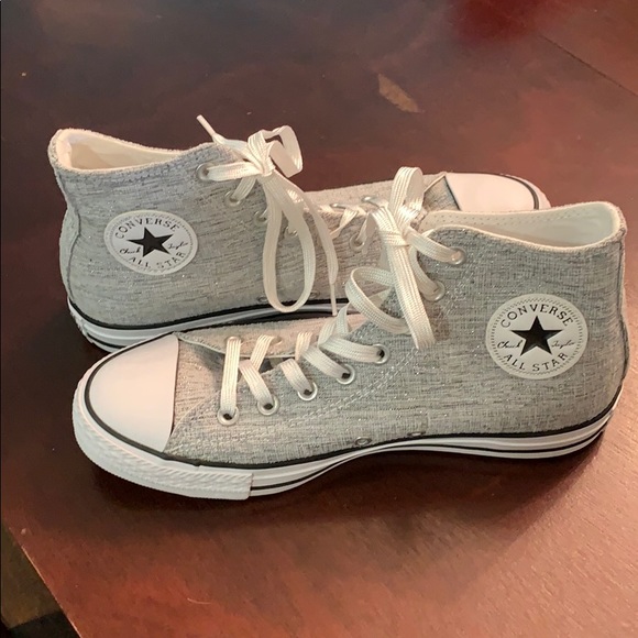 glitter high top converse womens